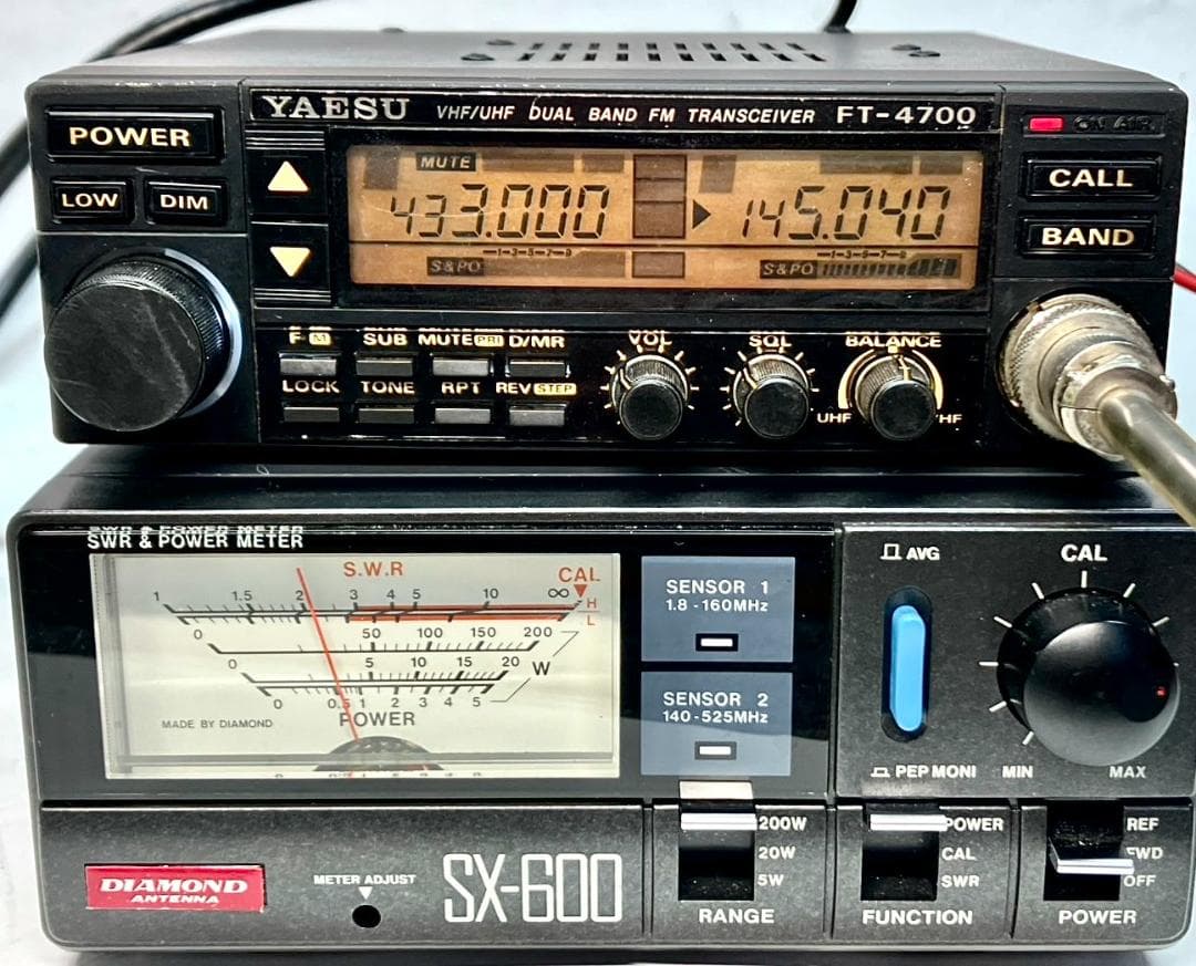 YAESU FT-4700 デュアルバンドFM受信機