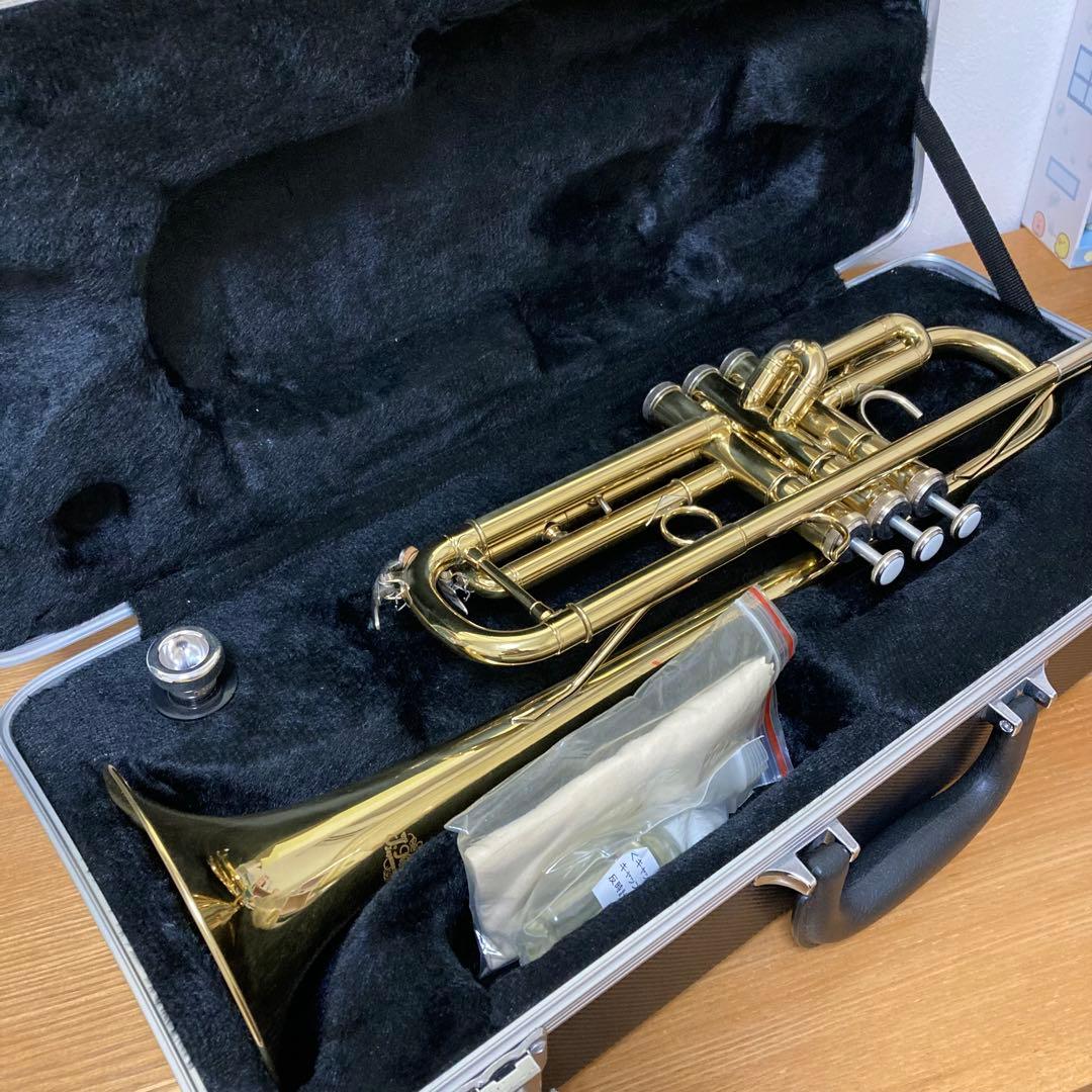 トランペット j.michael tr-200 ケース、マウスピース、オイル付属