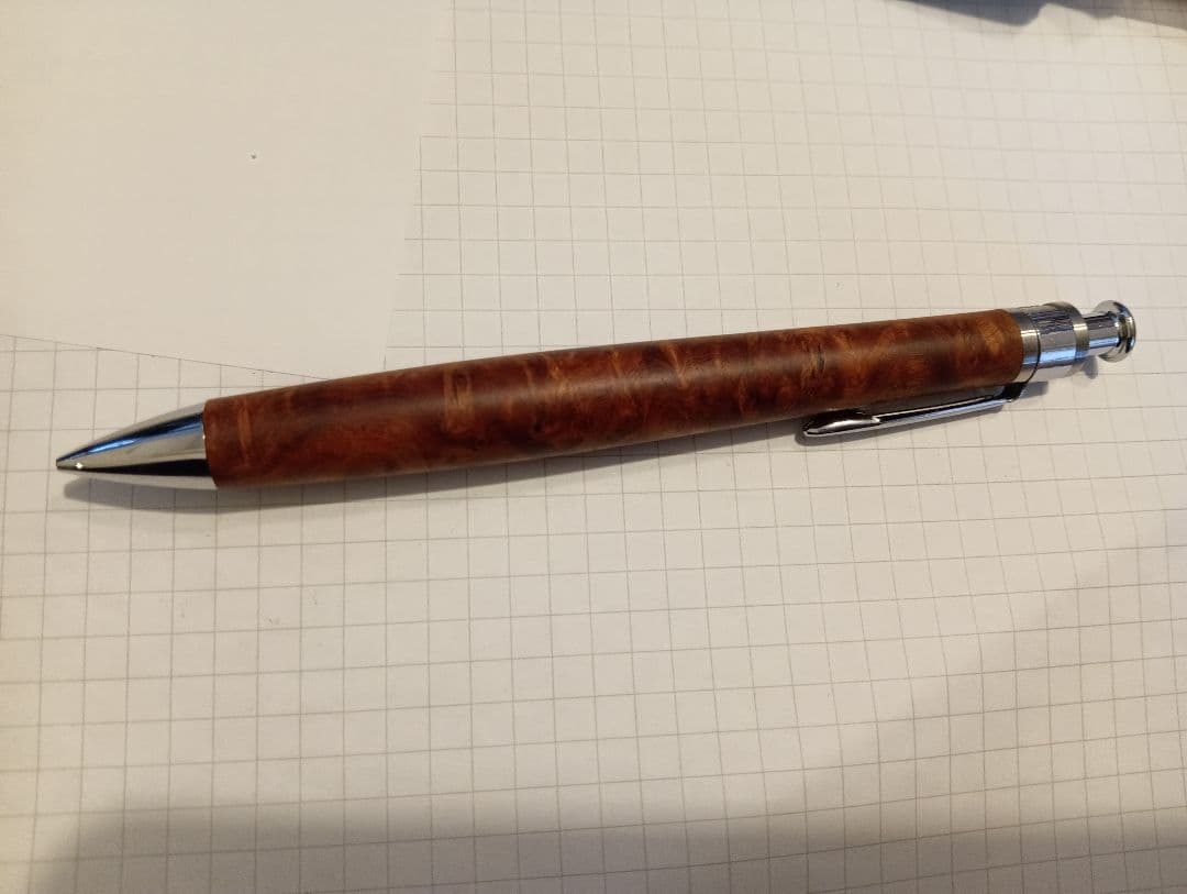 工房楔　カリン？　イベント真鍮軸　0.5