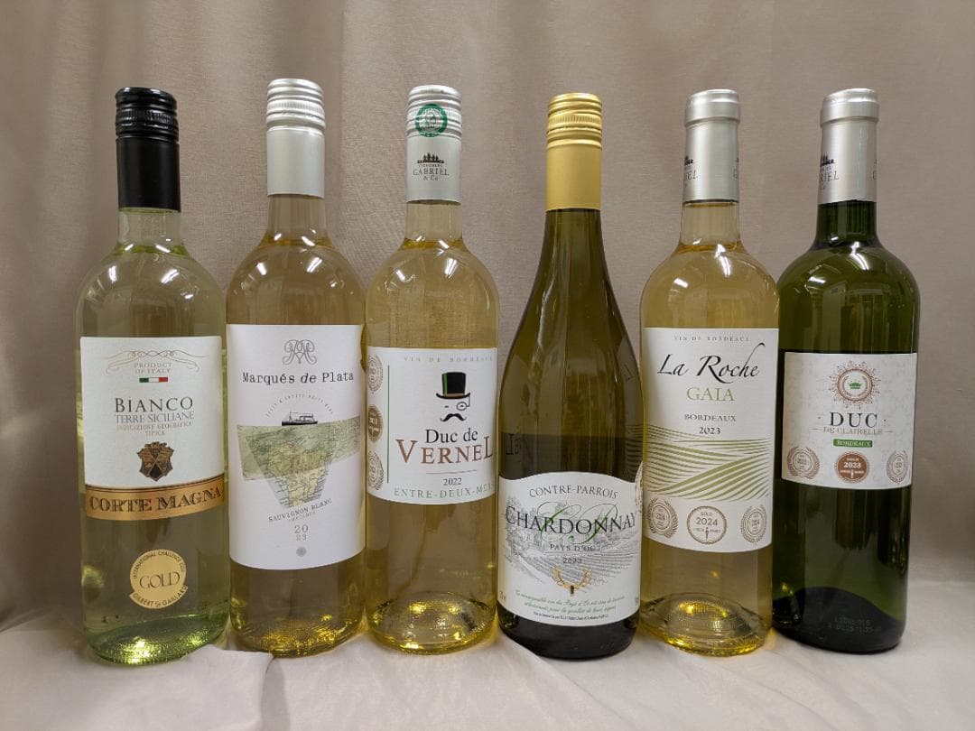 ボルドー金賞など 各国　白ワインセレクション 10本セット750ml