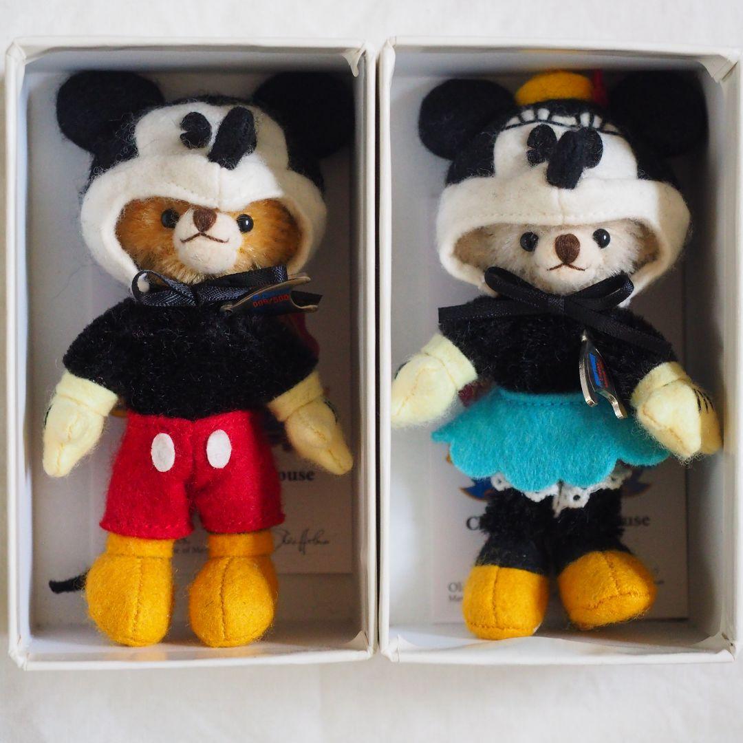 レア☆ Merrythought × Disney ミッキー ミニー テディベア