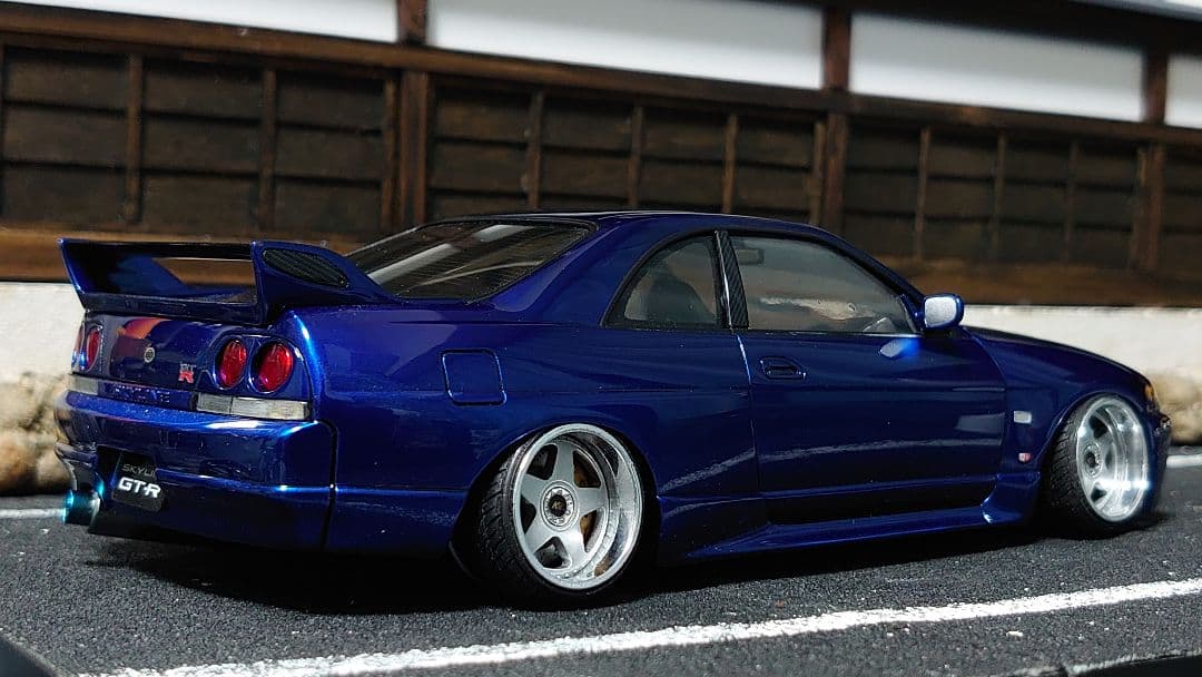 1/24 タミヤ スカイライン R33 GT-R 完成品