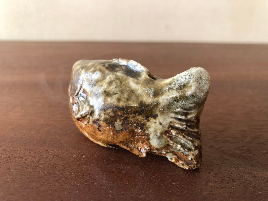 『河豚 水滴』　鹿児島寿蔵　/紙塑人形 人間国宝 信楽 書道道具