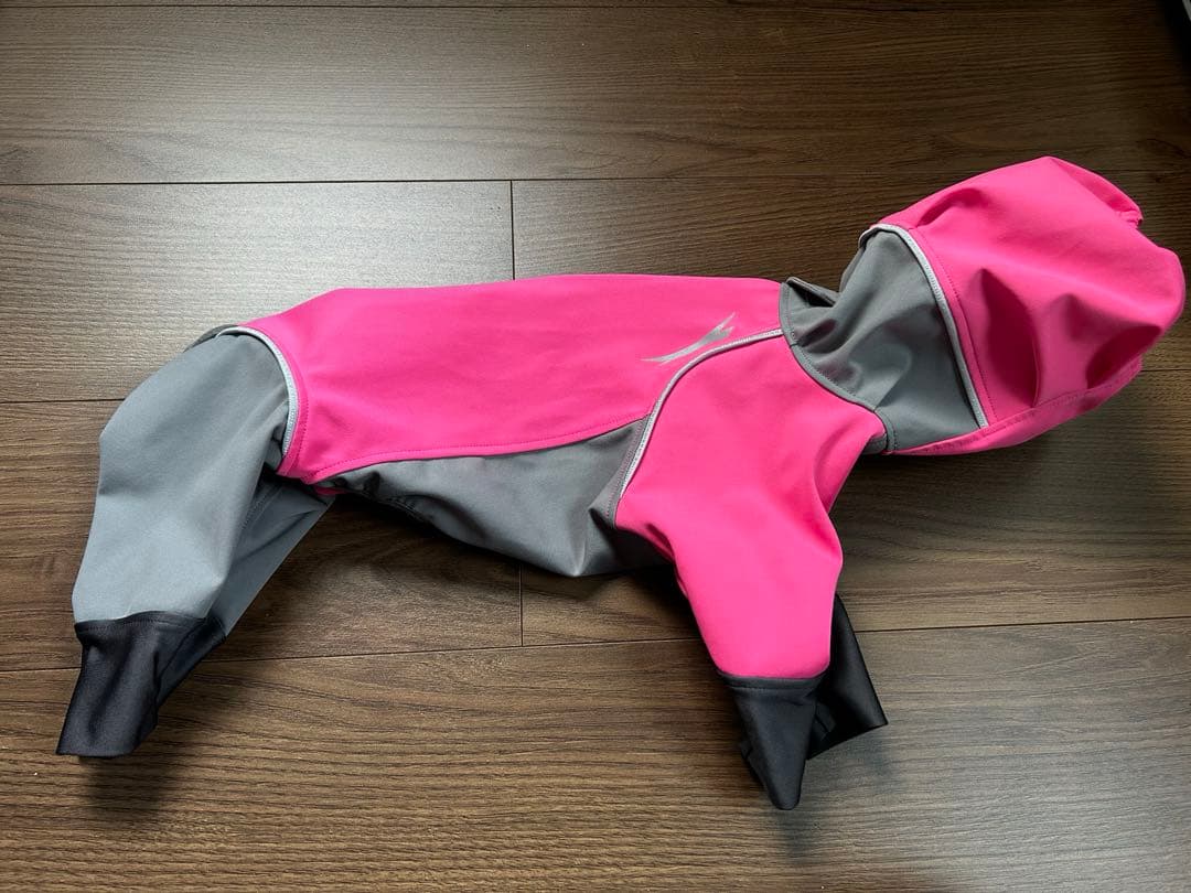 アルファアイコン　レインドッグガード　MLサイズ　ピンク　グレー