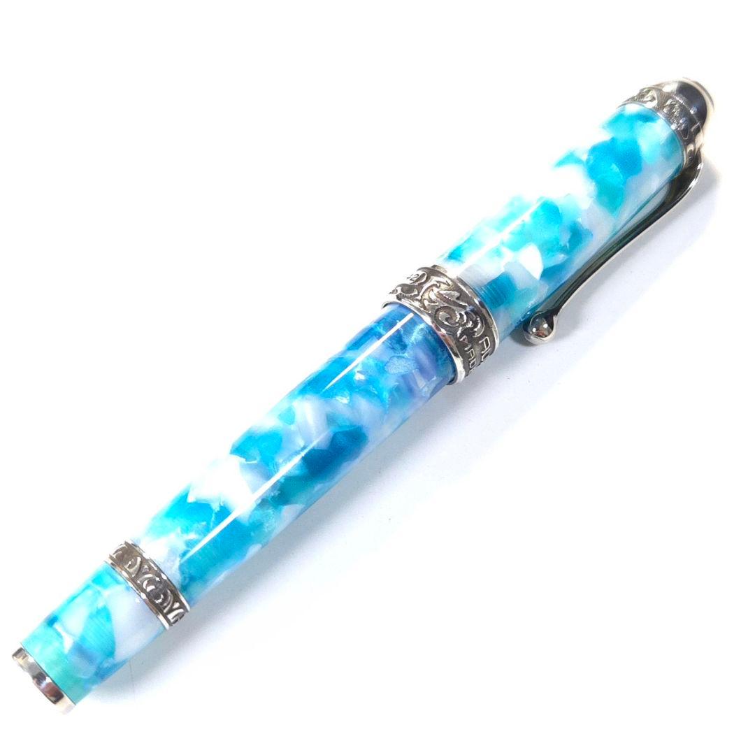 サクラサク【要修理】アウロラ アンビエンテ トロピチ 万年筆 ニブF 細字