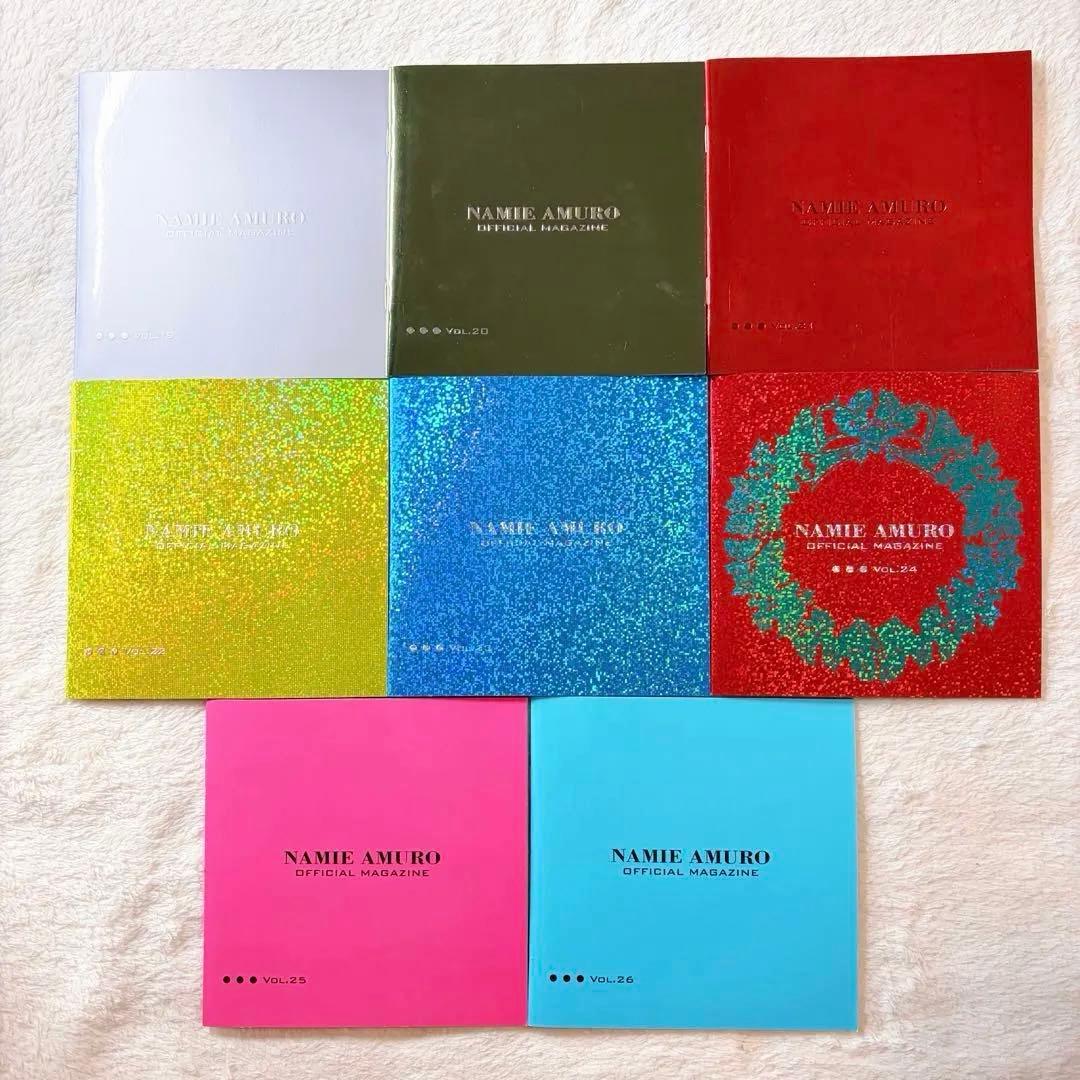 【美品】安室奈美恵 ファンクラブ オフィシャル 会報誌 26冊＋メモ帳（鉛筆付）
