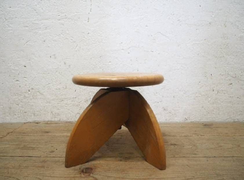 1029 ヴィンテージ　回転椅子　スツール　丸イス　店舗什器　レトロ　古道具