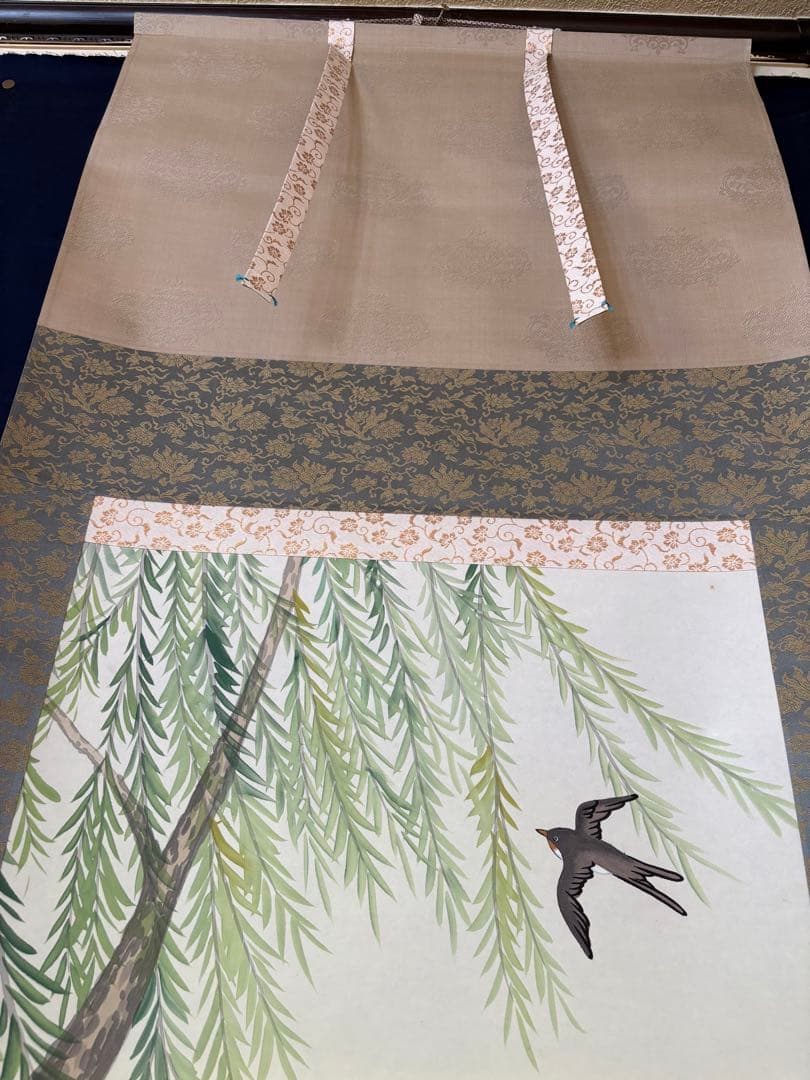 「夏花多」　上田紅月　茶道具 掛け軸 掛軸　共箱あり　絵画　日本画