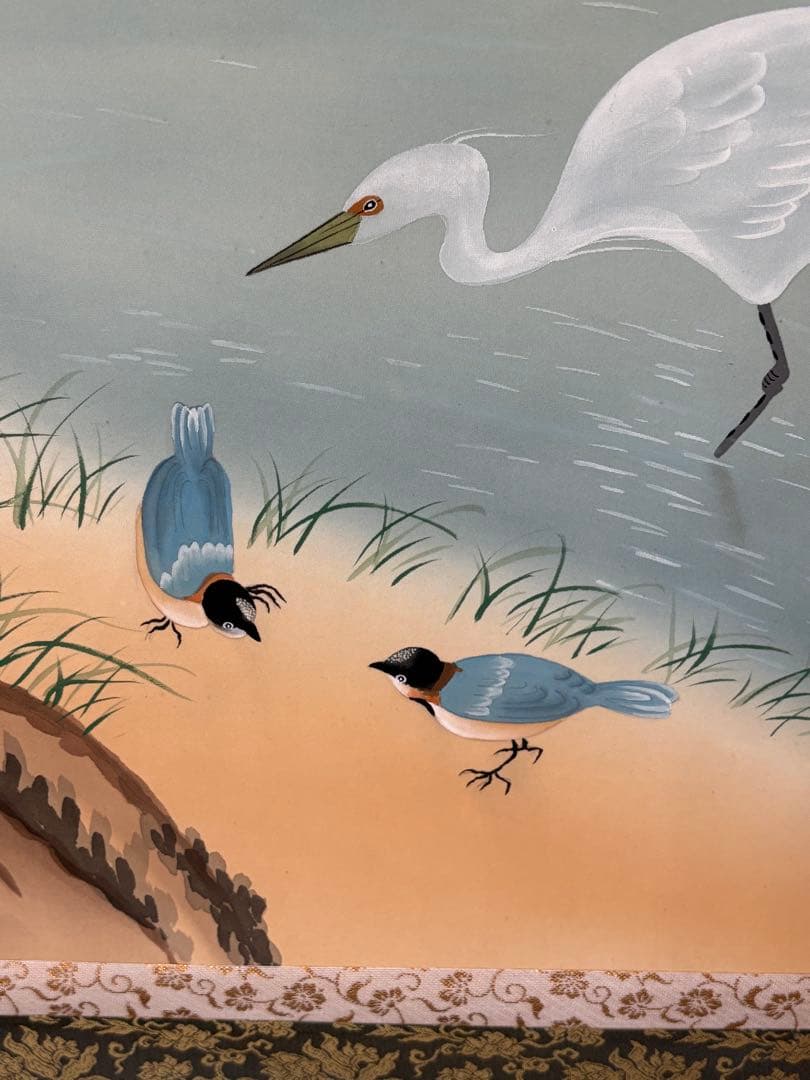 「夏花多」　上田紅月　茶道具 掛け軸 掛軸　共箱あり　絵画　日本画