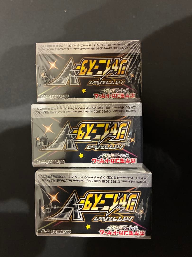 ポケモンカード シャイニースターV 未開封BOX 3BOX シュリンク付