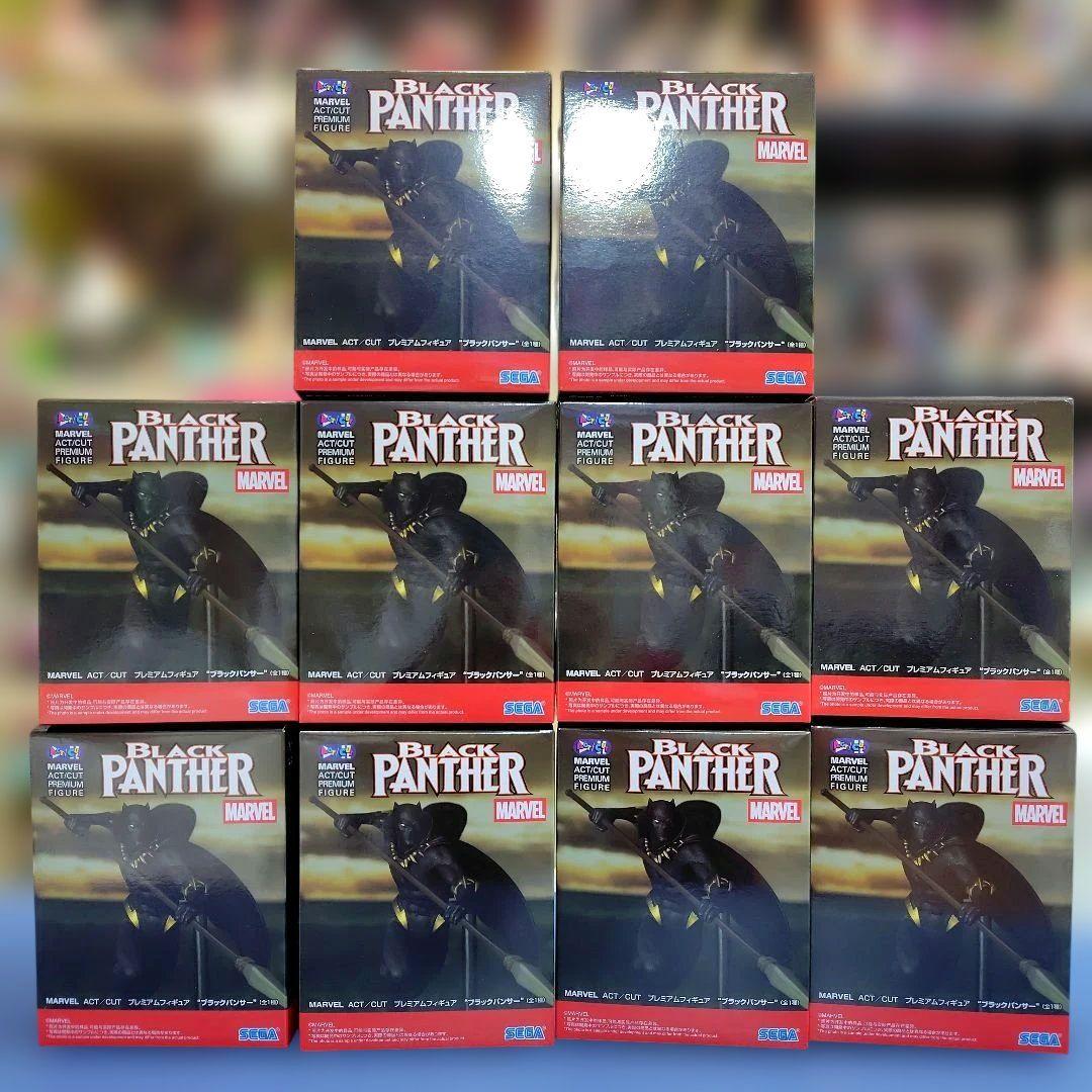 MARVEL ACT／CUTプレミアムフィギュア　ブラックパンサー　10個セット