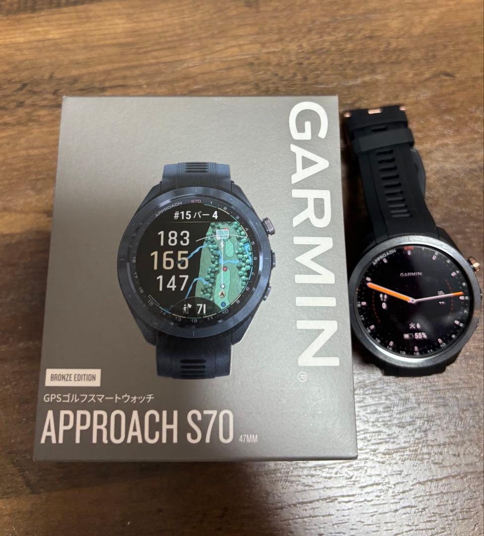 【ほほ未使用】GARMIN APPROACH S70 GPSゴルフウォッチ