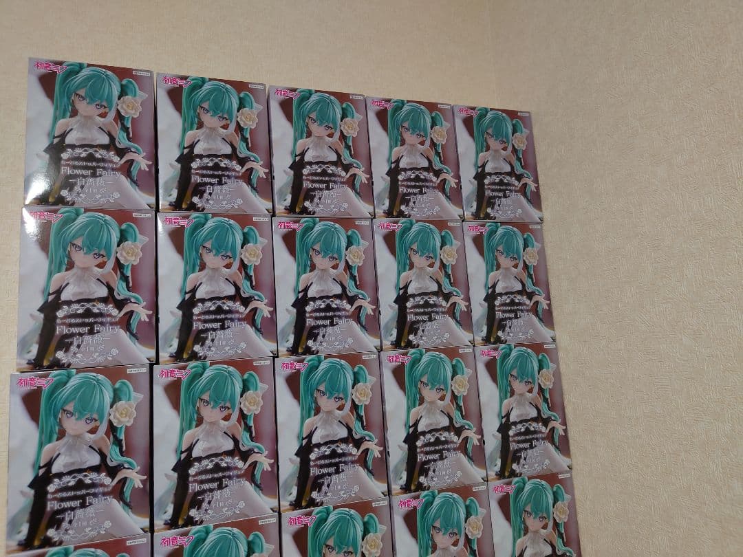 初音ミク flower fairy 白薔薇 ぬーどるストッパー　30個