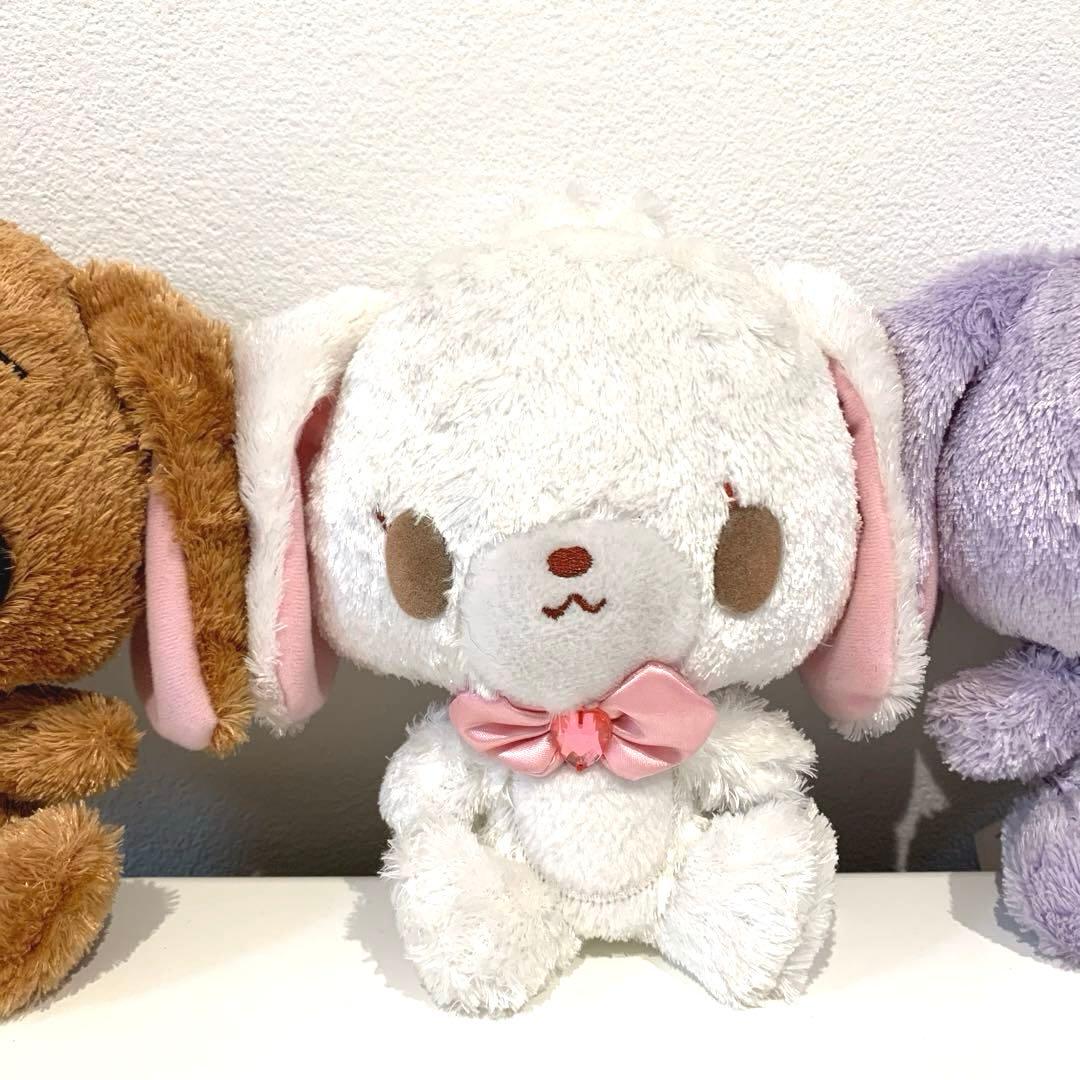 シュガーバニーズ　しろうさ　くろうさ　ブルーベリーうさ　ぬいぐるみ