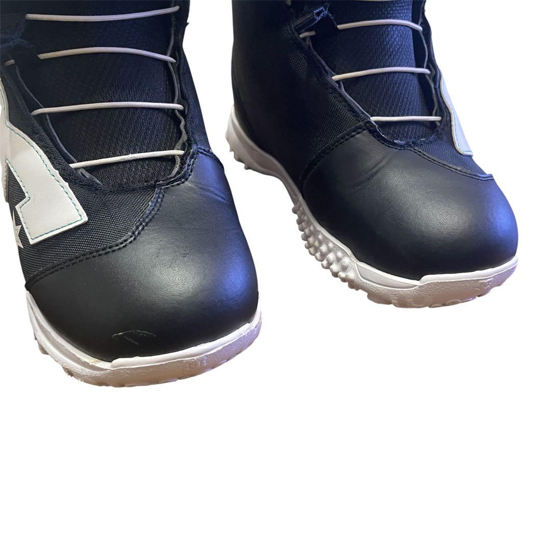 DC スノーボードブーツ 女性用 ブラック/ホワイト/ターコイズ　サイズ23cm