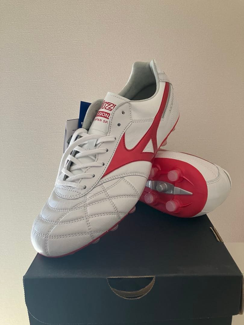 MIZUNO モレリア 2 JAPAN AG 26.5cm ホワイト/レッド