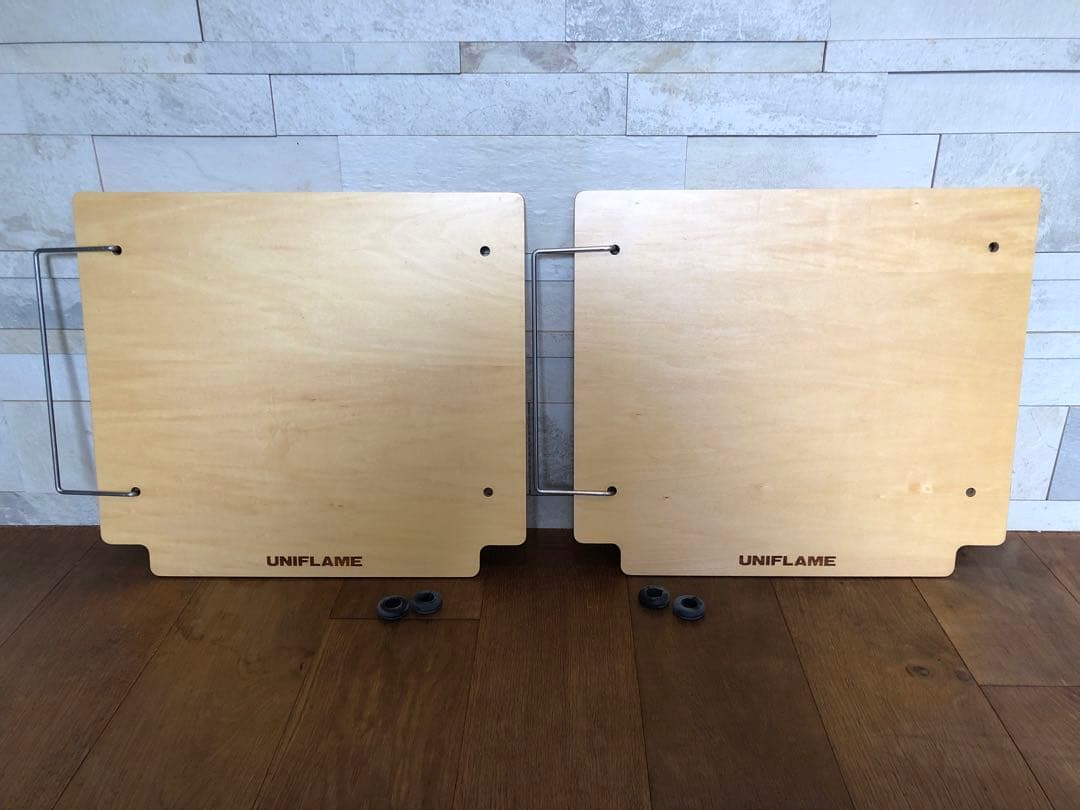 廃盤品　ユニフレーム　キッチンシェルフ　2枚セット廃盤