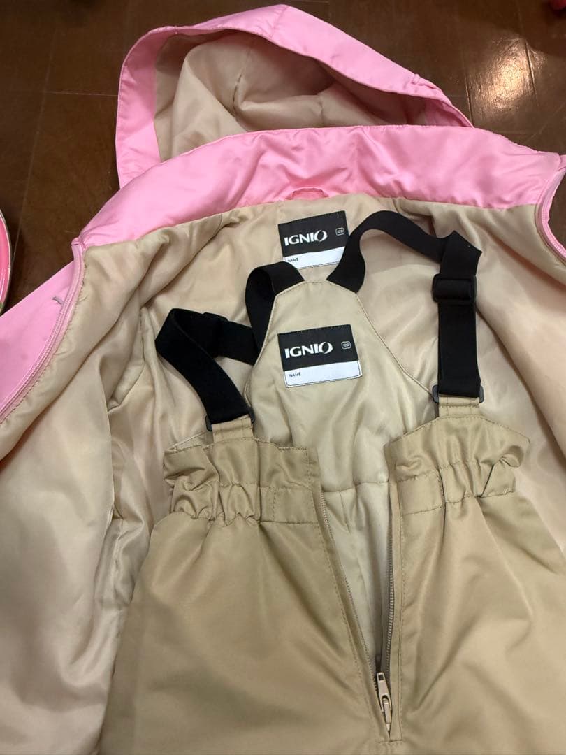 子供用スノボー、ビンディング、ブーツ