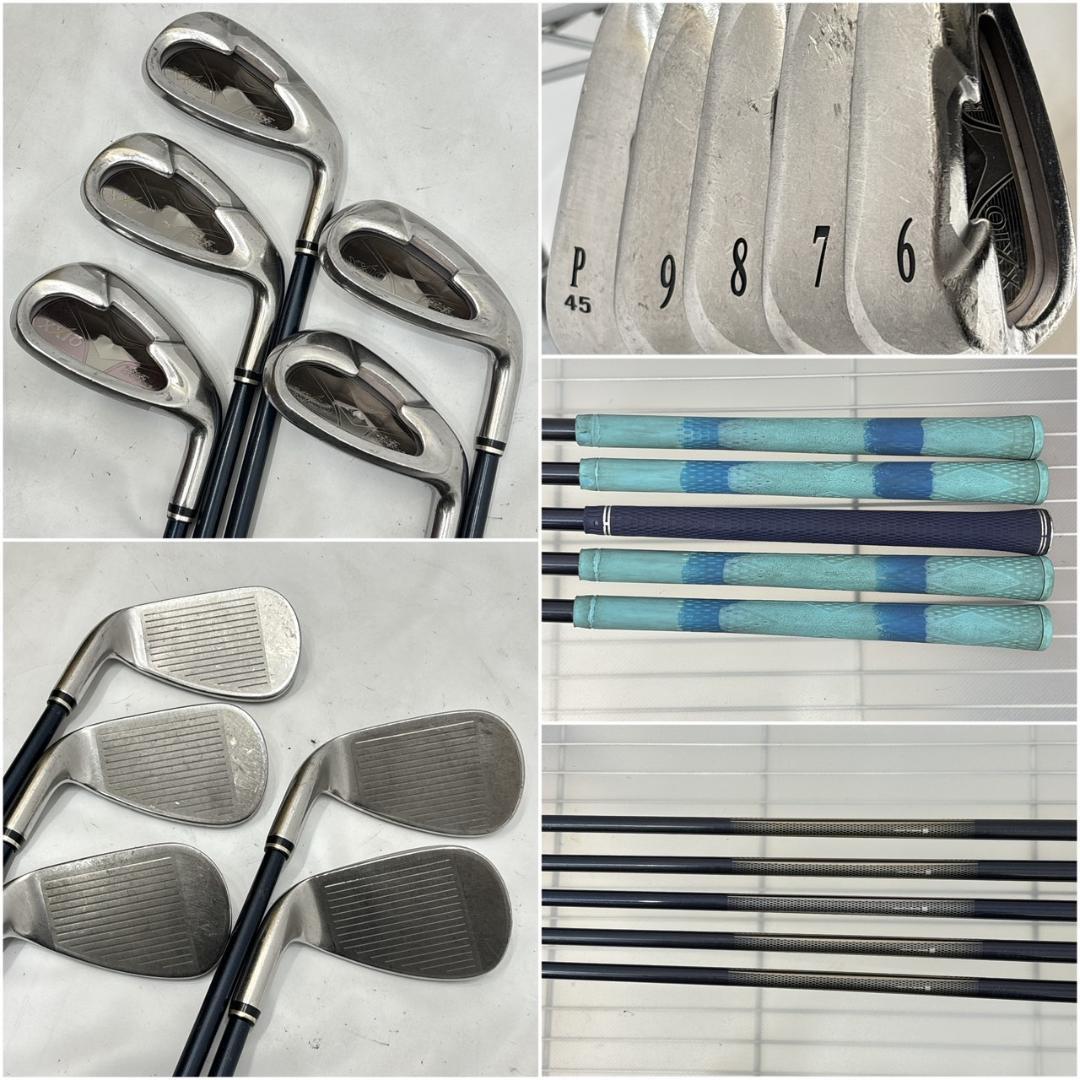 レディース右利き初心者用　ゼクシオ　5＆6＆8代目　ゴルフセット　W-2408