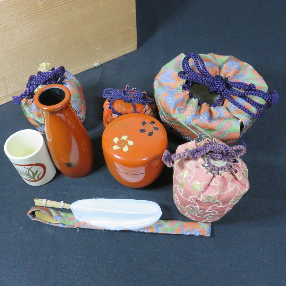 利休茶箱 表完作 昌山 木箱 共箱 棗 蓋置 茶入れ 色々 まとめ