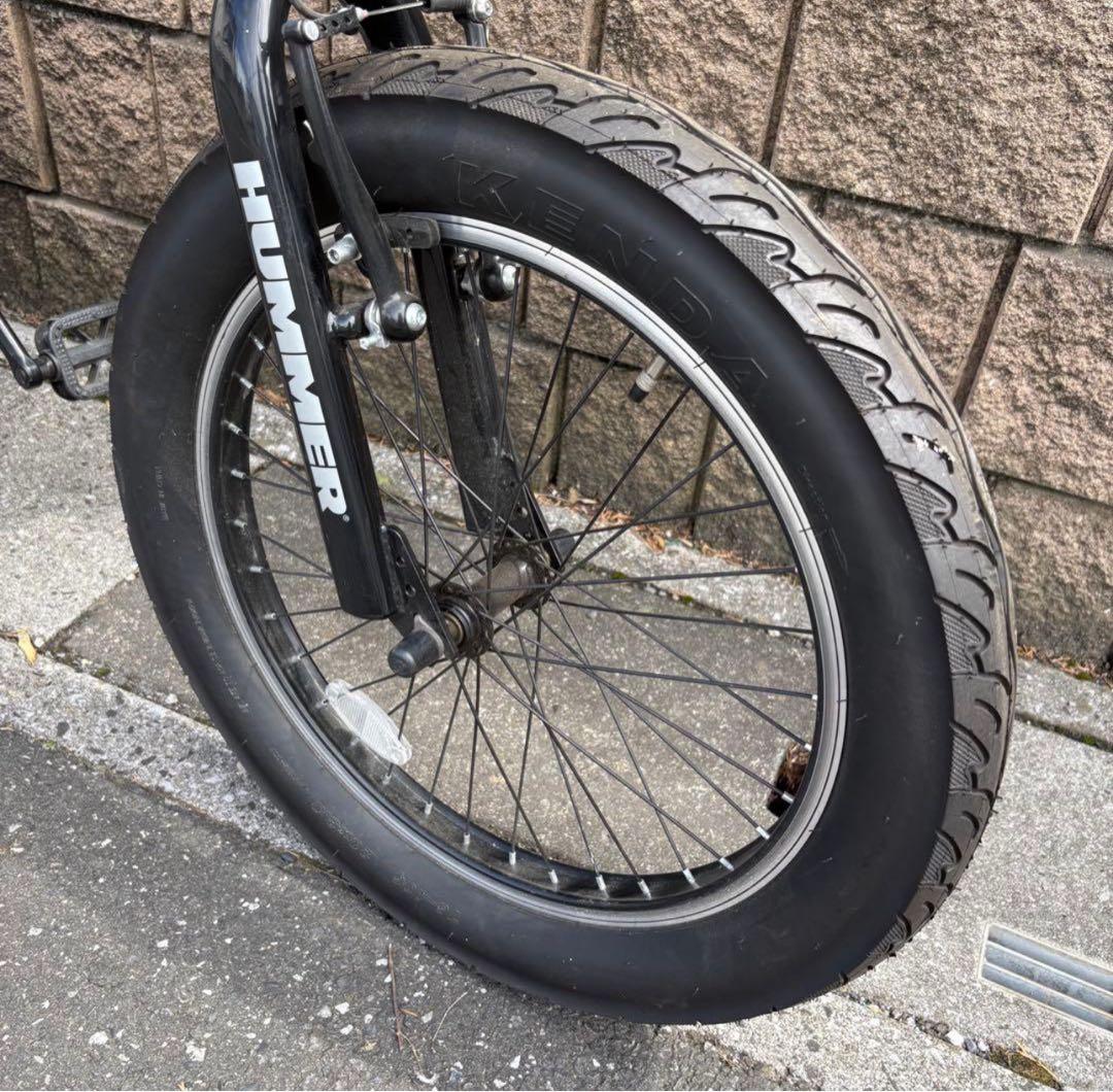 HUMMER 折りたたみ自転車 ブラック