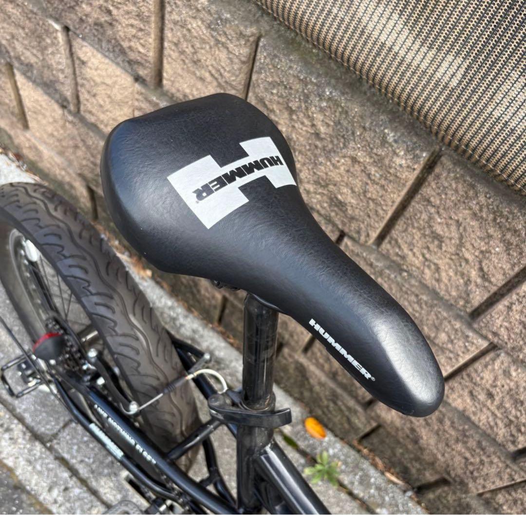 HUMMER 折りたたみ自転車 ブラック