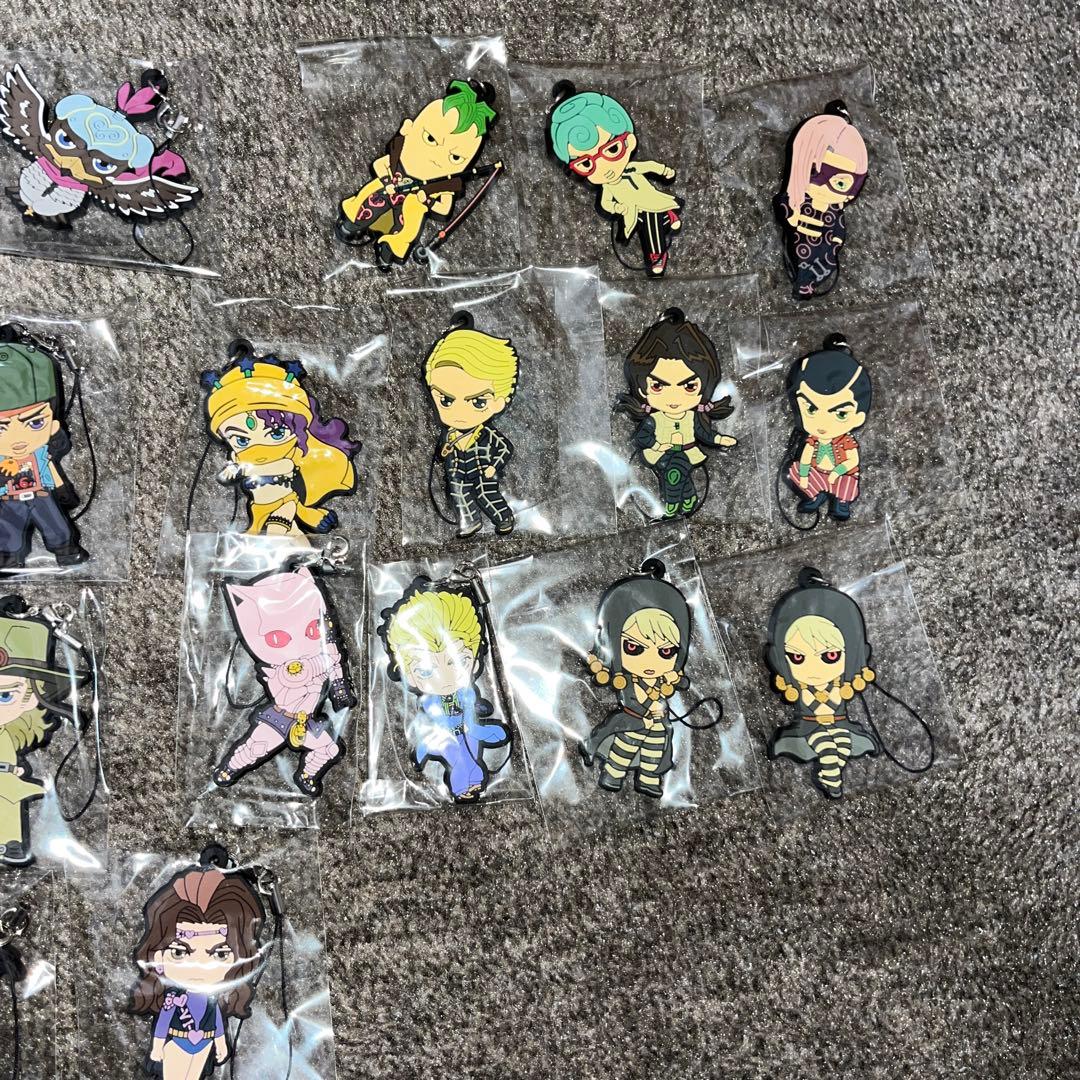 ジョジョの奇妙な冒険　ラバーストラップセット