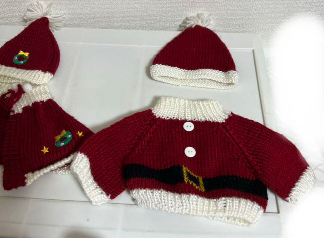 ダッフィー 、ユニベアのコスチューム のセット（クリスマス衣装）