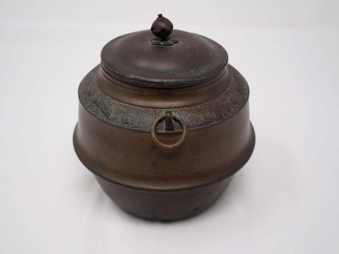 茶釜　風炉釜　小型　茶道　銅　工芸品