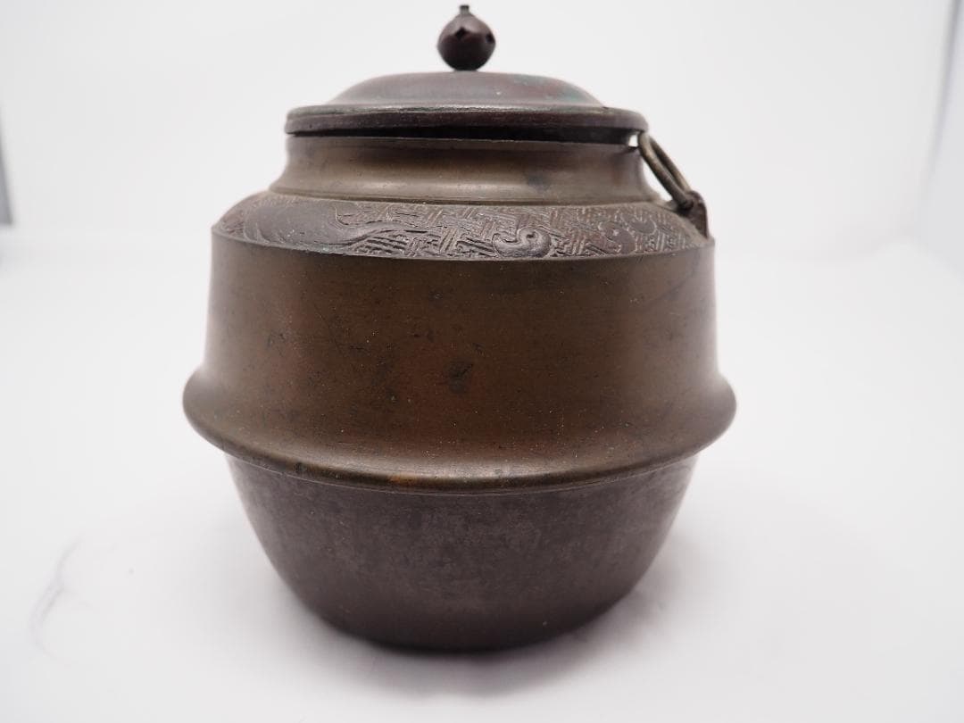 茶釜　風炉釜　小型　茶道　銅　工芸品