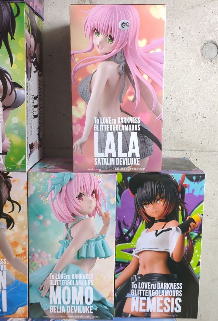 ToLOVEる GLITTER＆GLAMOURS フィギュア 9点セット