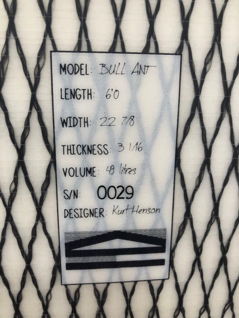 mi訳あり　6,0 EPS　エポキシ　49L　超軽量4FIN付き