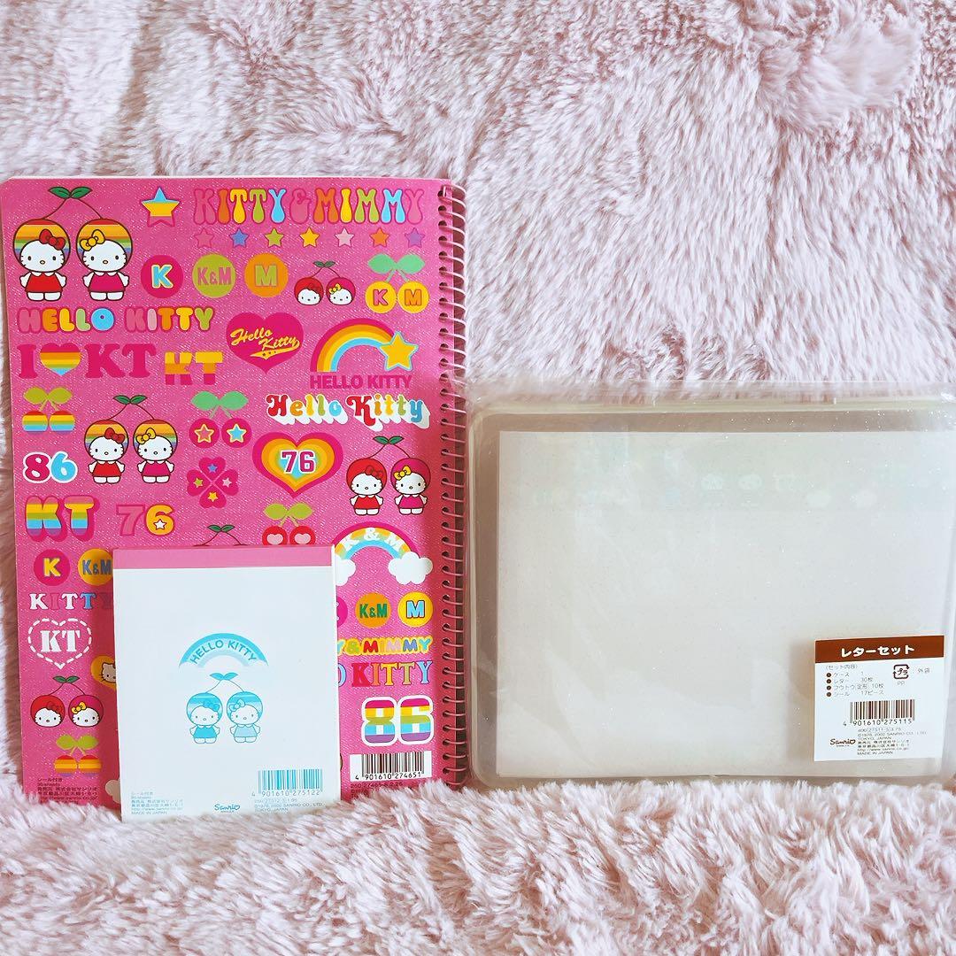 希少レア　ハローキティ　チェリー　レターセット　シール付きメモ　ノート　2002