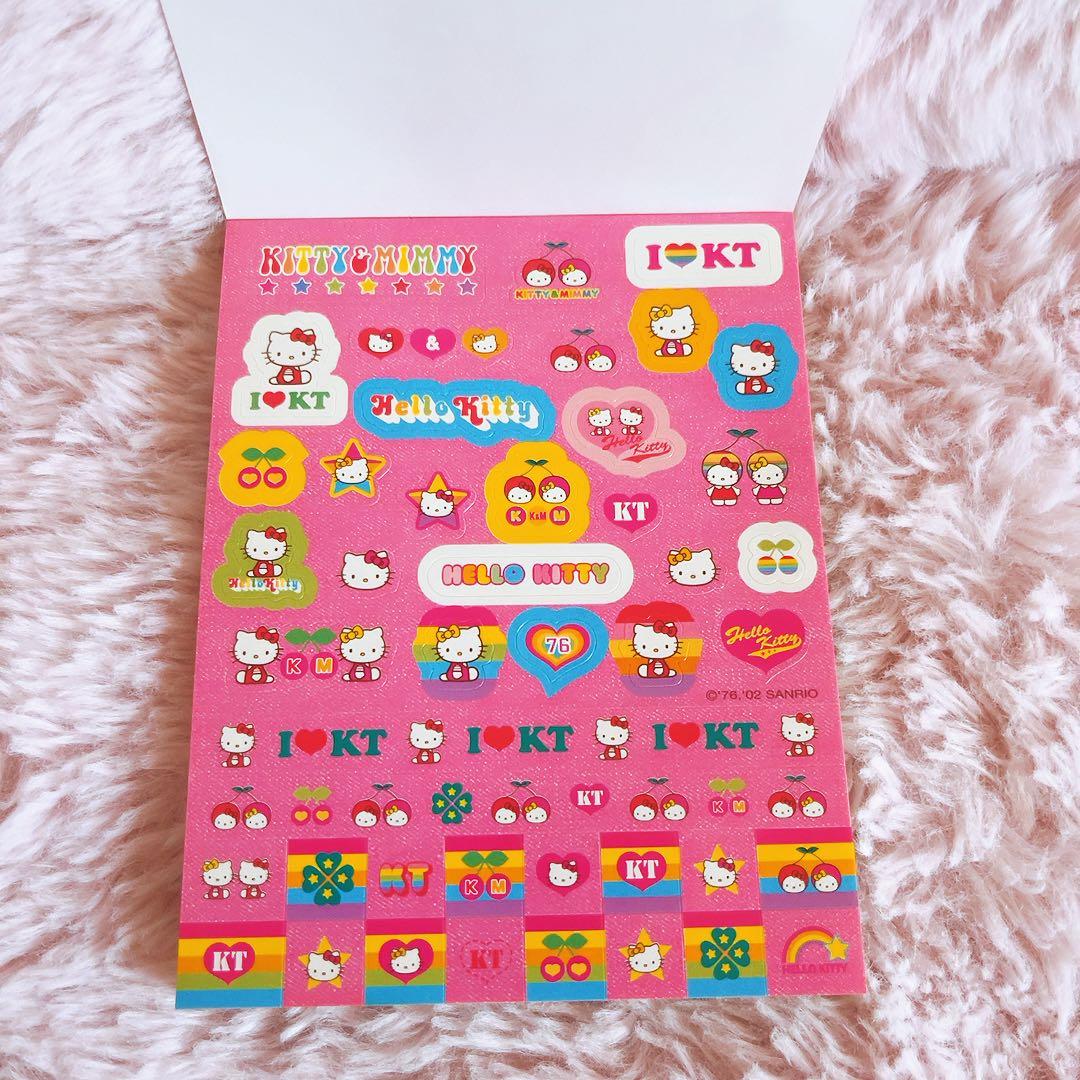 希少レア　ハローキティ　チェリー　レターセット　シール付きメモ　ノート　2002