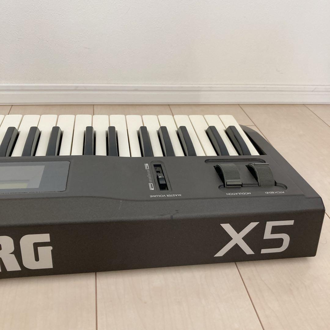 KORG X5 コルグ　シンセサイザー 61鍵　アダプタ付き