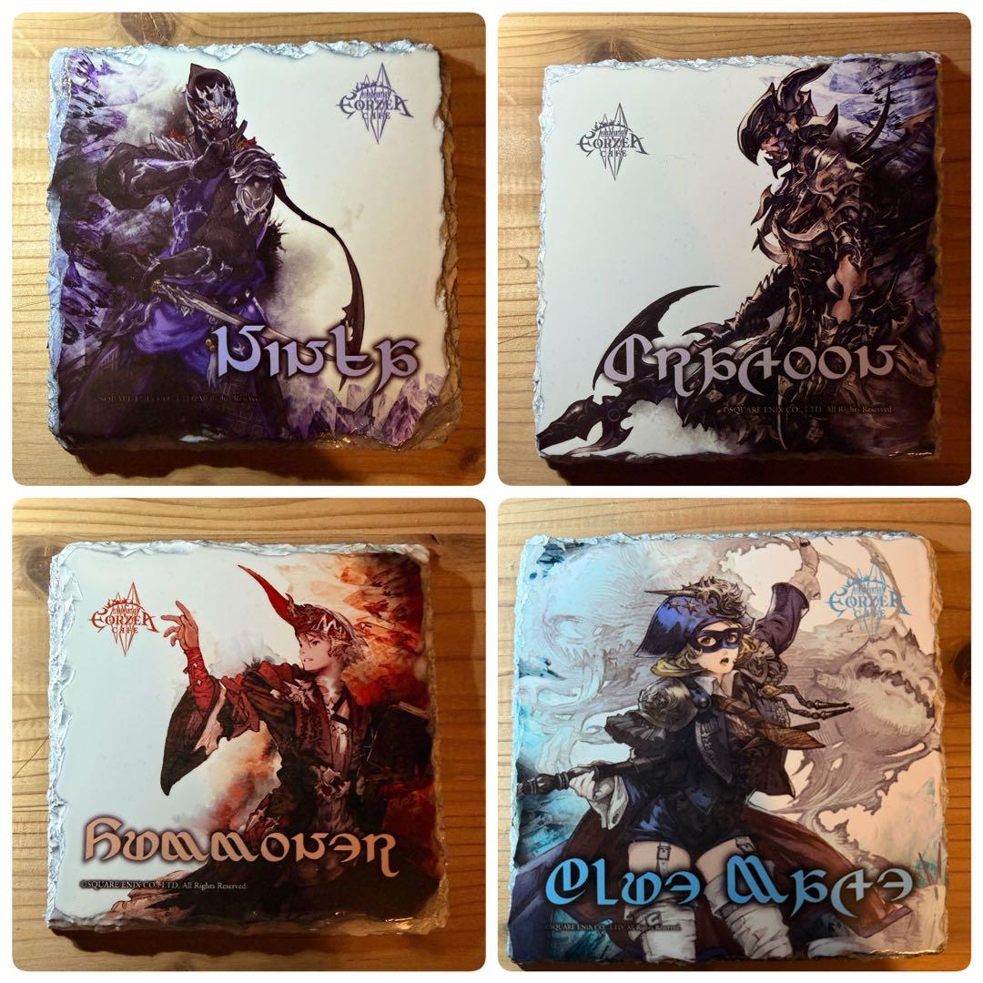 FF14 ジョブ石板20台　アクスタ3枚　エオルゼアカフェ