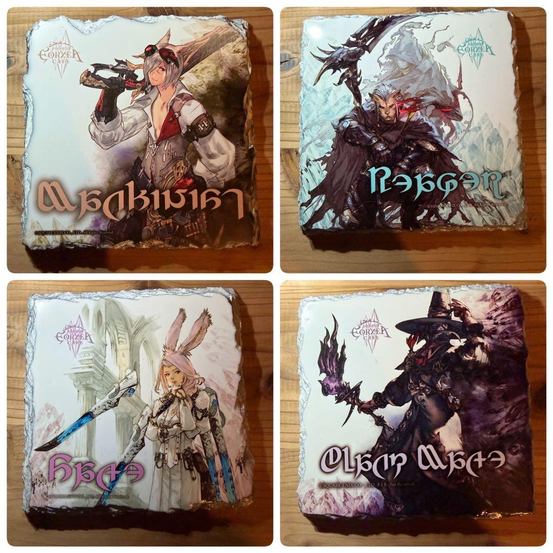 FF14 ジョブ石板20台　アクスタ3枚　エオルゼアカフェ