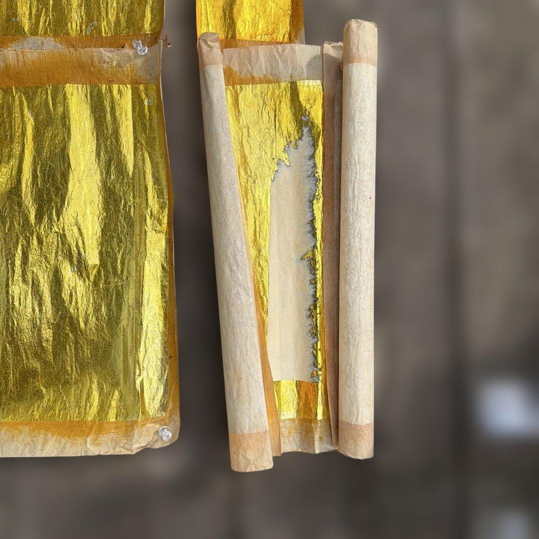 大正〜昭和期 和紙に金箔／金泥 下地紙・見本紙 まとめて