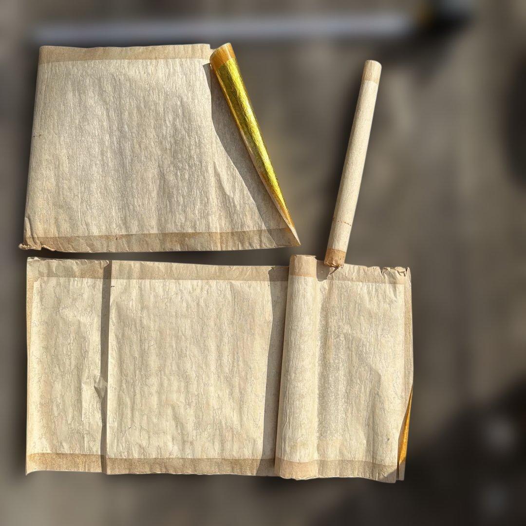 大正〜昭和期 和紙に金箔／金泥 下地紙・見本紙 まとめて