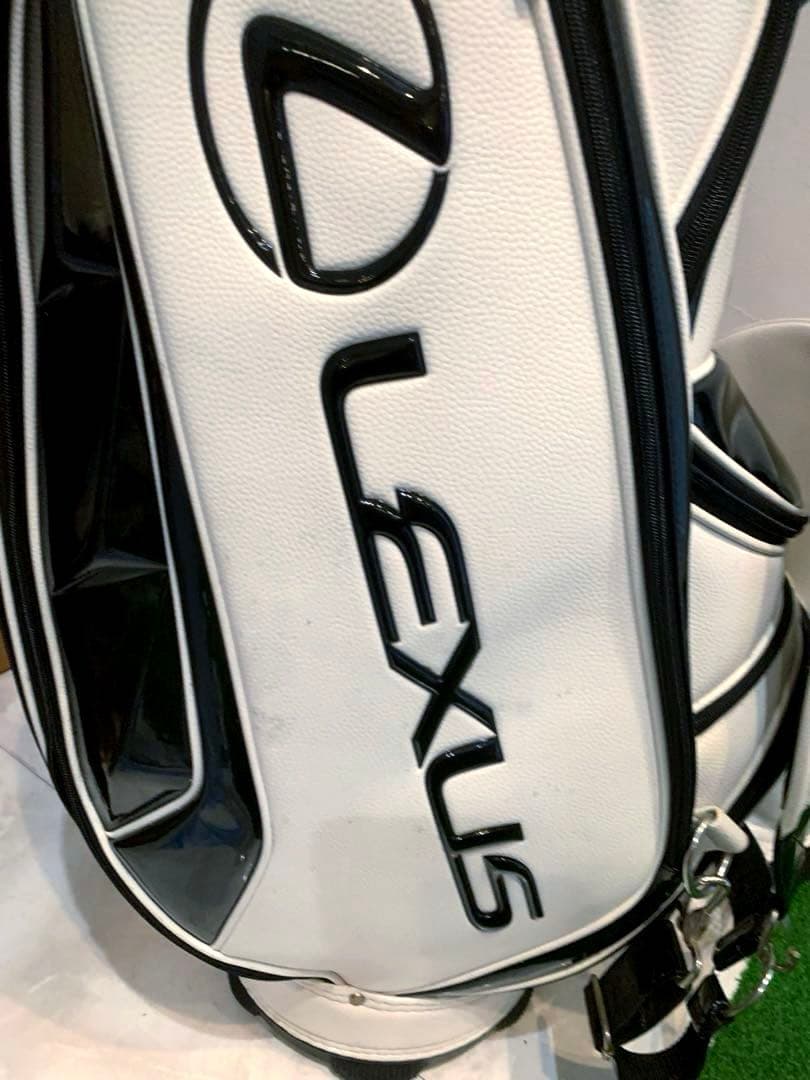 希少　完売　正規品　レクサス　LEXUS 3眼　キャディバッグ　カーボン　合皮