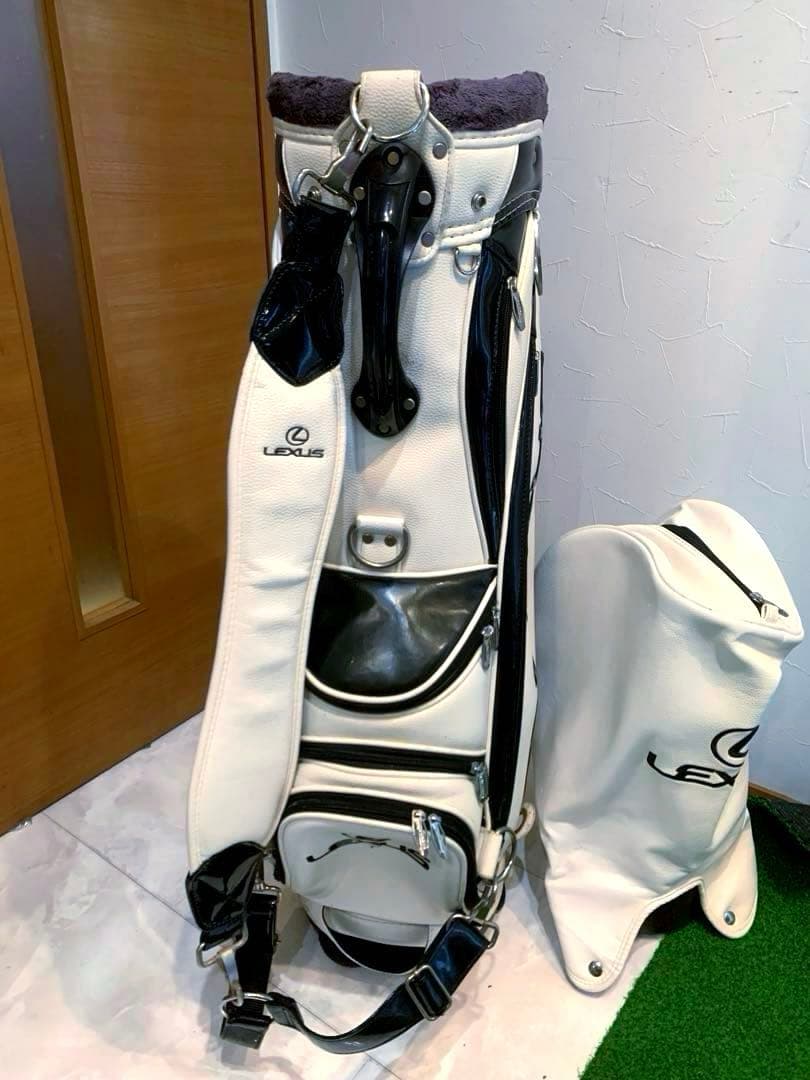 希少　完売　正規品　レクサス　LEXUS 3眼　キャディバッグ　カーボン　合皮