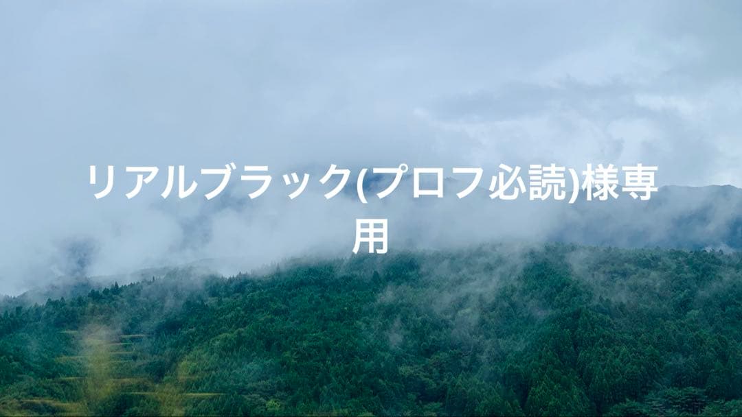 リアルブラック(プロフ必読)