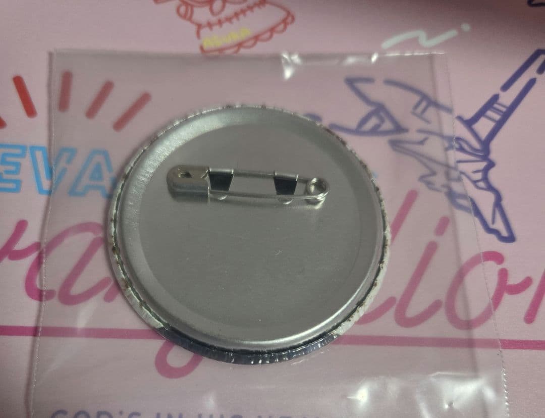 エヴァ　缶バッジ　レイ