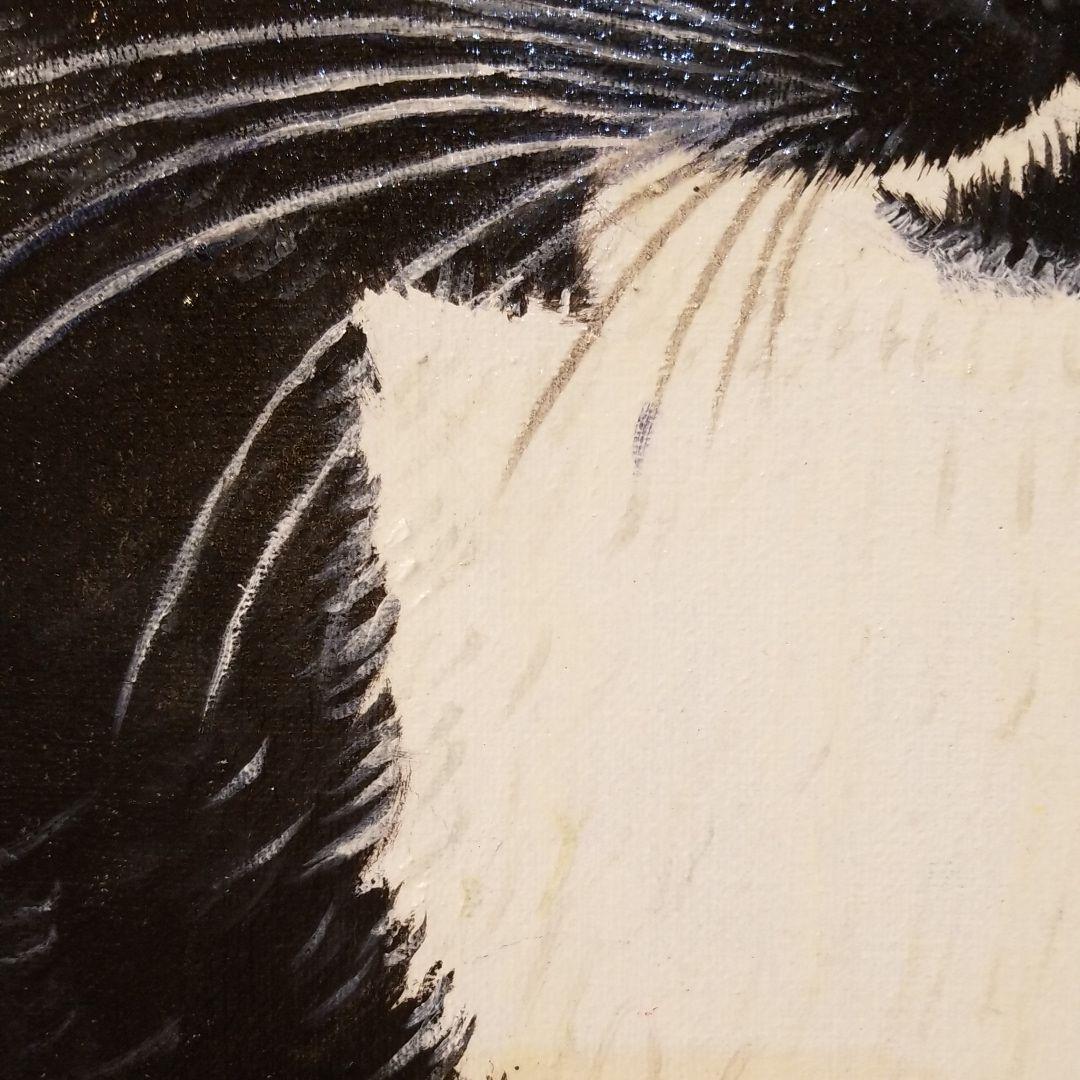 油絵　専用品　こちらを見つめるゆずちゃん