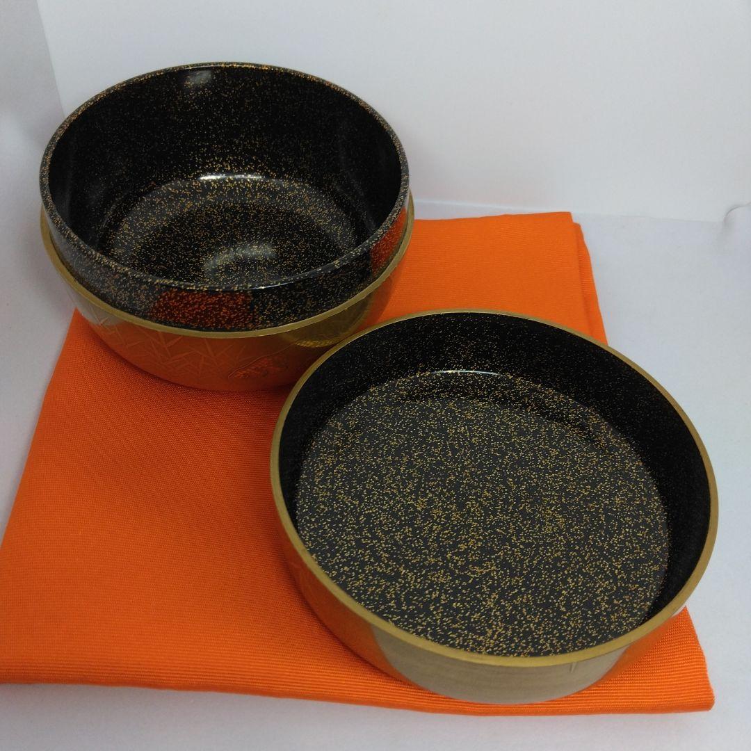 雁に葦蒔絵 大平棗 落雁 螺鈿 茶道具