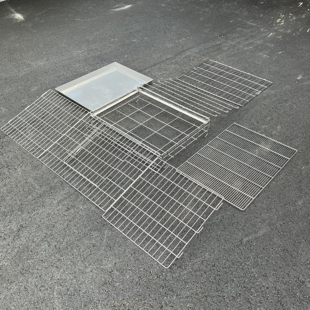 ハチコウ ステンレスケージＬ−ＳＯＰ 長面扉780mm×550mm×H680mm