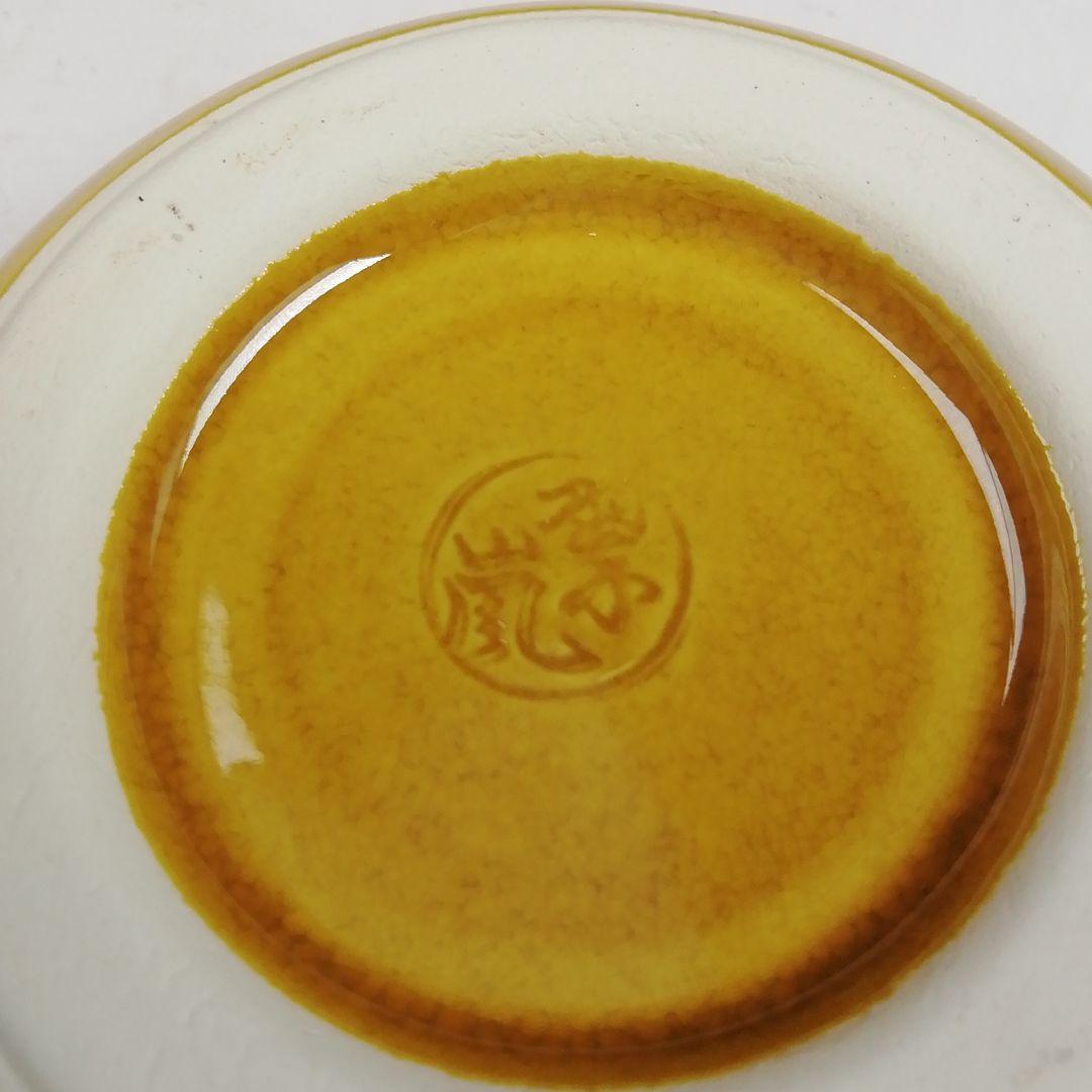 Ｔ３８３　香合　『交趾　鶴』『中村翠嵐 造』　共箱　茶道具