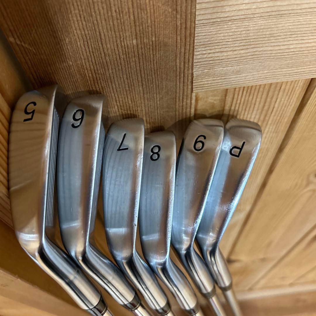 カムイプロ　ＫＰ.＿105アイアンセット 6本 青色グリップ