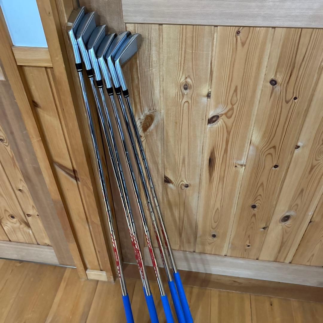 カムイプロ　ＫＰ.＿105アイアンセット 6本 青色グリップ