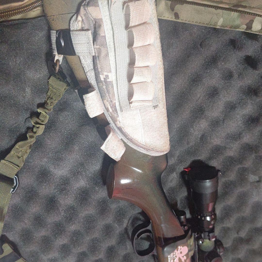 迷彩ライフルケースVSR–10本体、スコープ